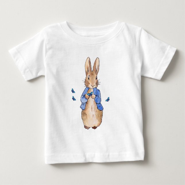 Camiseta coelho clássico de jaqueta azul (Frente)