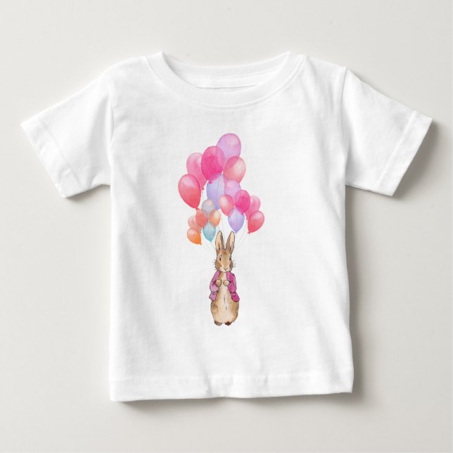 Camiseta Coelho clássico de jaqueta rosa (Frente)