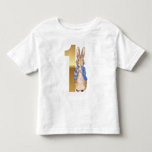 Camiseta Coelho clássico Primeiro aniversário