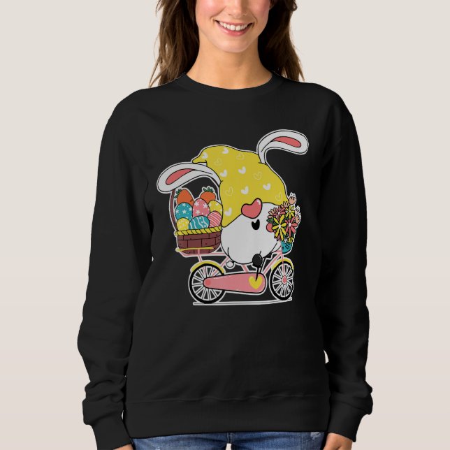 Camiseta Coelho Coelho Da Gnomo Da Bicicleta Ea (Frente)