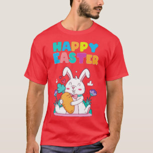Camiseta Coelho coelho felz pascoa encara um dia de páscoa 