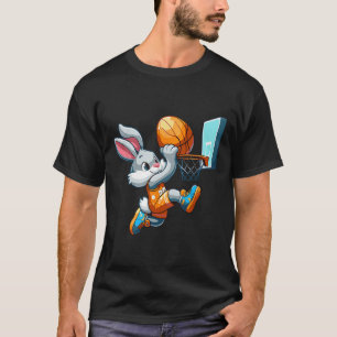 Camiseta Coelho Coelho Jogando Ovo de Páscoa De Bysketbyll 
