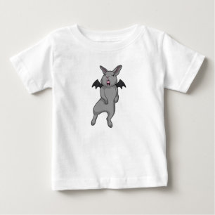Camiseta Coelho com asa de Bat