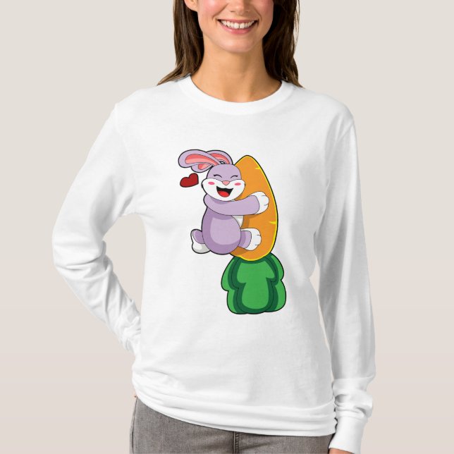 Camiseta Coelho com Cenoura (Frente)