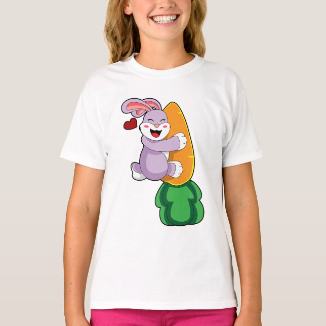 Camiseta Coelho com Cenoura (Frente)