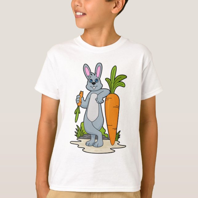 Camiseta Coelho com Cenoura (Frente)