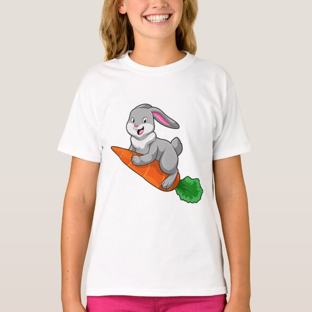 Camiseta Coelho com Cenoura (Frente)