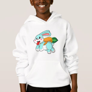Camiseta Coelho com Cenoura como Foguete