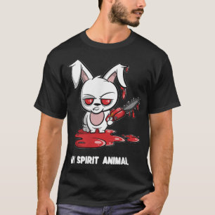 Camiseta Coelho com Chainsaw Meu Espírito Mau Bunny