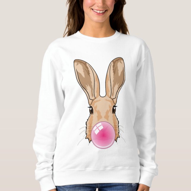 Camiseta Coelho com goma de mascar (Frente)