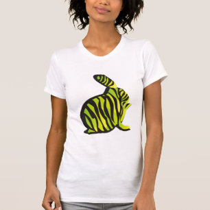 Camiseta Coelho com listras da zebra