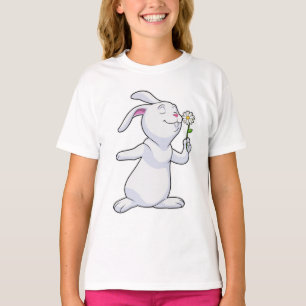 Camiseta Coelho com margarida