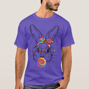 Camiseta Coelho com Óculos de Coração Bandana Bubblegum