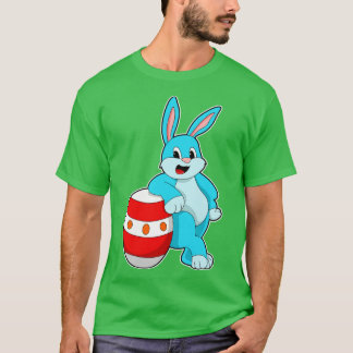 Camiseta Coelho com ovo de Páscoa