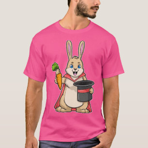 Camiseta Coelho com podridão como mágico com Capetê Hat