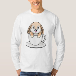 Camiseta Coelho com Taça do Café