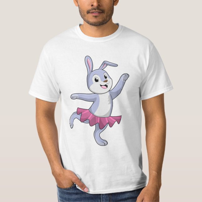 Camiseta Coelho como Ballerina em Balé (Frente)