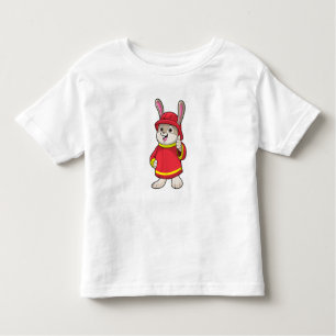 Camiseta Coelho como Bombeiro com Capacete