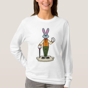 Camiseta Coelho como cavalheiro com Cana