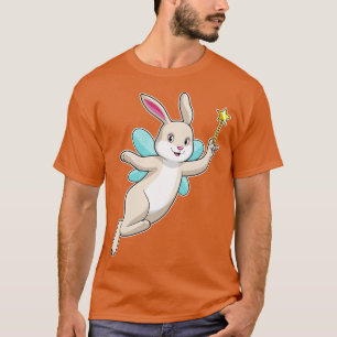 Camiseta Coelho como Fada com varinha mágica