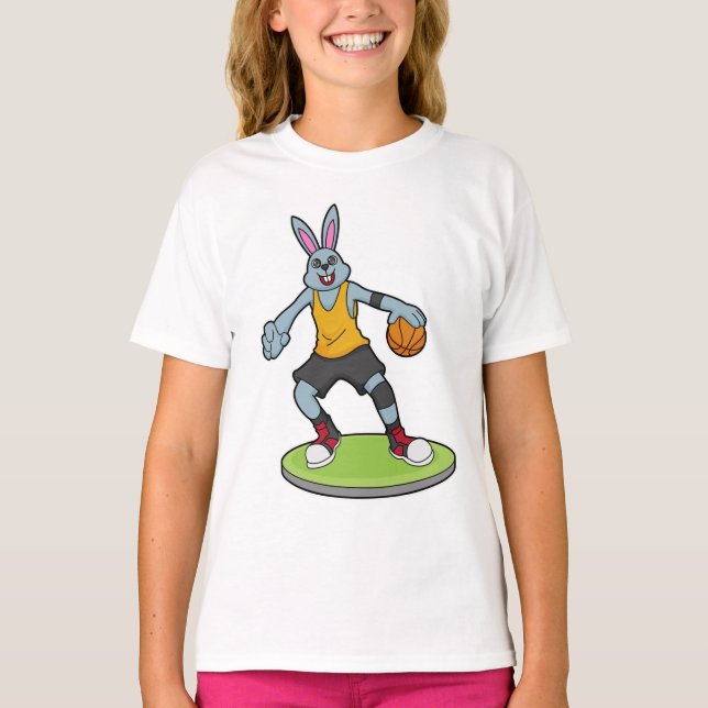 Camiseta Coelho como jogador de basquetebol (Frente)