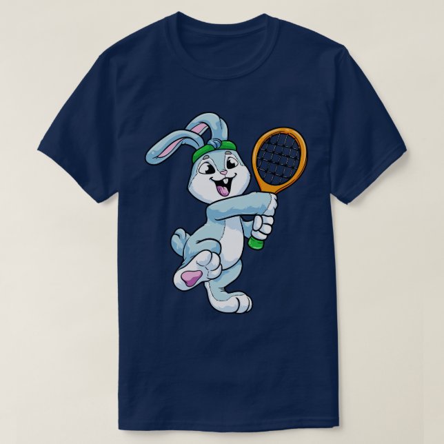 Camiseta Coelho como Tênis com Cabeça na Tênis (Frente do Design)