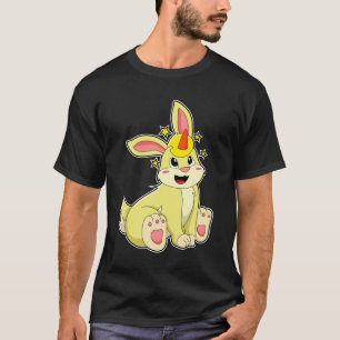 Camiseta Coelho como Unicórnio