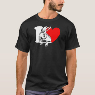 Camiseta Coelho Coração Coelho Coelho Coelho Coinho Coelho