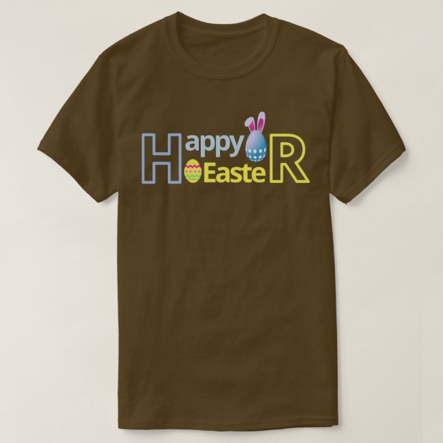 Camiseta Coelho da Páscoa Belo Ovo de Páscoa (Frente do Design)