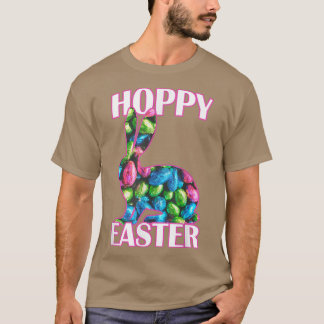 Camiseta Coelho da Páscoa de Chocolate de Páscoa Hoppy 