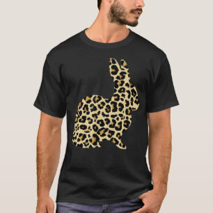 Camiseta Coelho da Páscoa de Leopardo