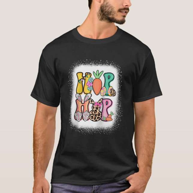 Camiseta Coelho da Páscoa de Leopardo Sangrado (Frente)