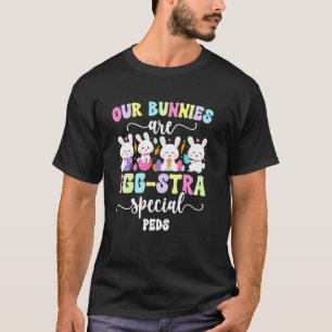 Camiseta Coelho da Páscoa Enfermeira Pediátrica Peds Divert