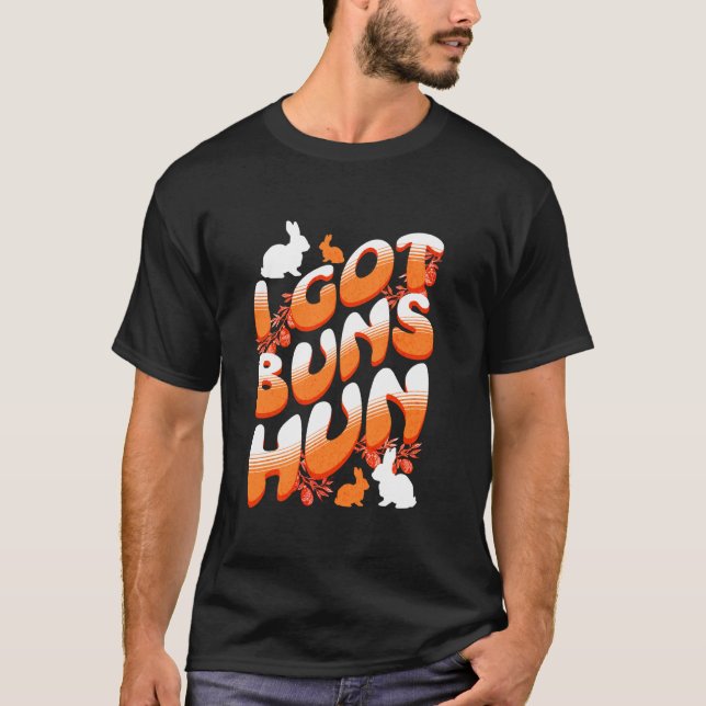 Camiseta Coelho da Páscoa Engraçado Piada de Coelho Eu Tenh (Frente)