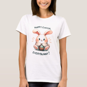 Camiseta Coelho da Páscoa Feliz Páscoa, Todos os Coelhinhos