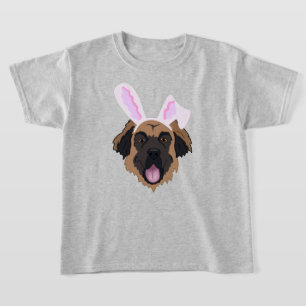 Camiseta Coelho da Páscoa Leonberger 