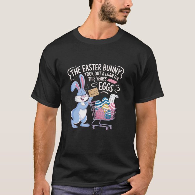 Camiseta Coelho da Páscoa Ovo Caro (Frente)