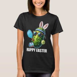 Camiseta Coelho da Páscoa Picklebyll Divertido Picles da Pá