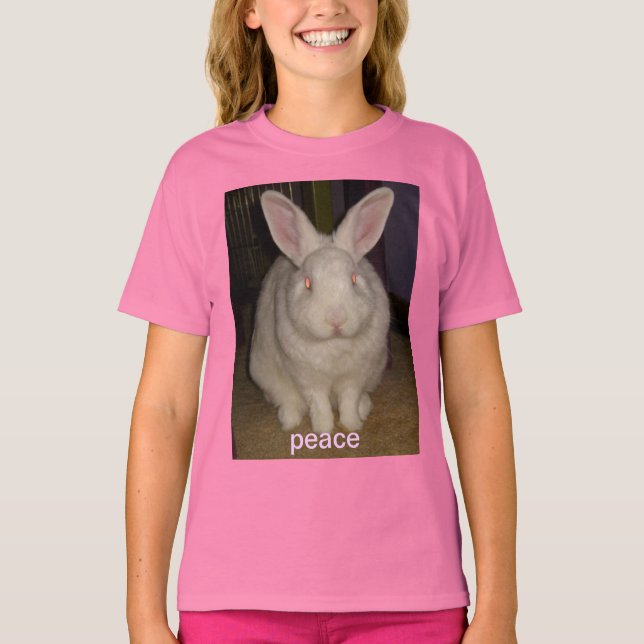 Camiseta coelho da paz (Frente)
