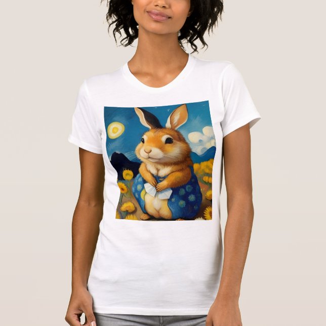 Camiseta Coelho da Primavera Estrelada  (Frente)
