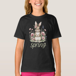 Camiseta Coelho da Primavera Feminino