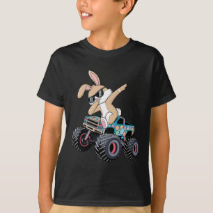Camiseta Coelho Dabbing Feliz Páscoa Amantes de Monster Tru