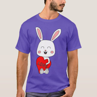 Camiseta Coelho de amor vintage