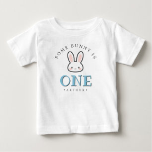 Camiseta Coelho de aniversário personalizado rosto de coelh