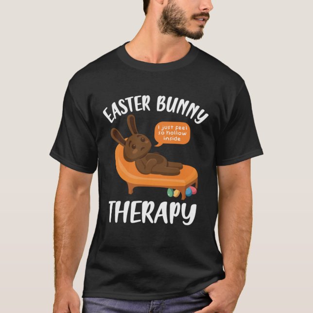 Camiseta Coelho de Chocolate Conscientização da Saúde Menta (Frente)