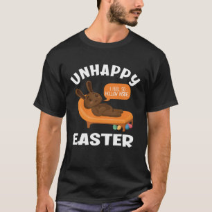 Camiseta Coelho de Chocolate Engraçado Conscientização sobr