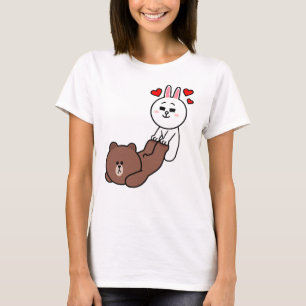 Camiseta Coelho de coelhinho de urso castanho seja meu aman