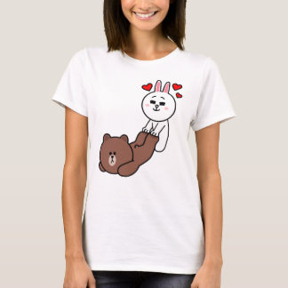 Camiseta Coelho de coelhinho de urso castanho seja meu aman