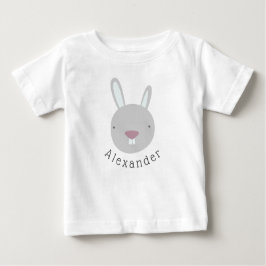 Camiseta Coelho de Cute de Nome Personalizável