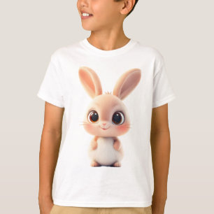 Camiseta Coelho de desenho animado fofo – Design de coelho